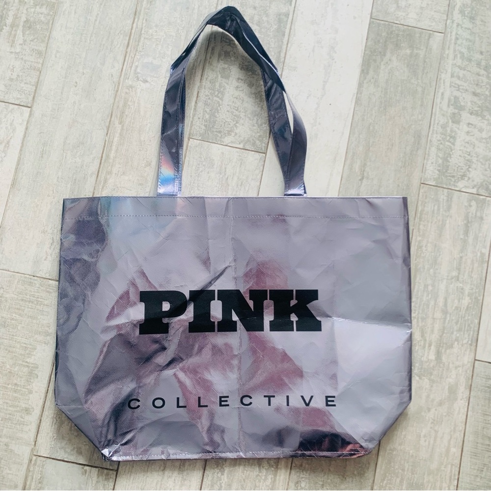 Victoriaโs Secret Holographic Gumbo Tote Bag